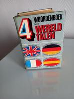 woordenboek met vier wereldtalen, Boeken, Woordenboeken, Gelezen, Ophalen of Verzenden, Nederlands