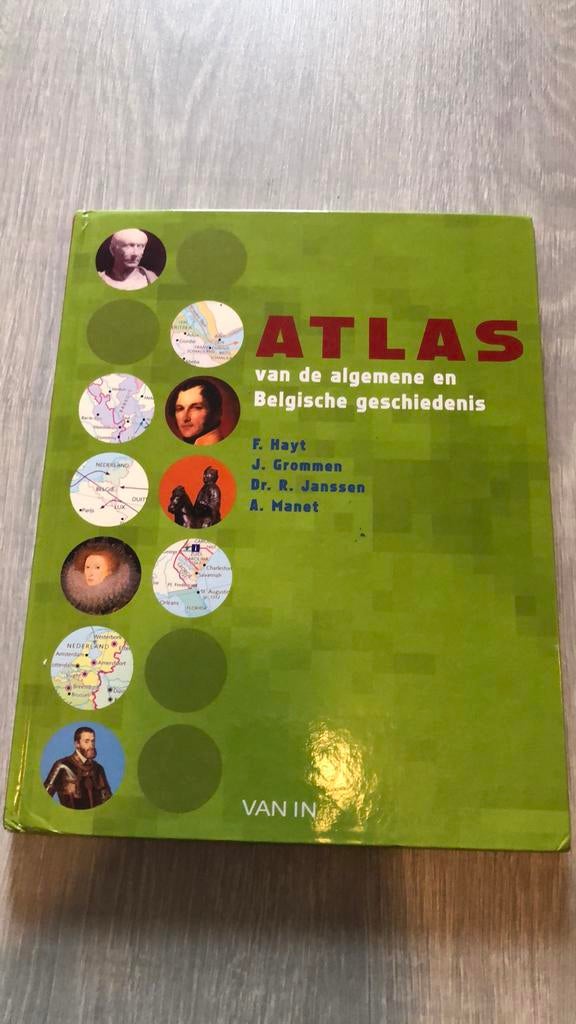 Atlas van de algemene & belgische geschiedenis, Ophalen, Zo goed als nieuw, Nederlands