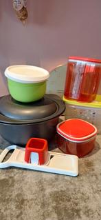 Set tupperware, Ophalen