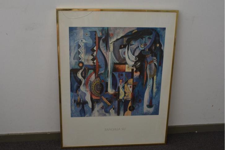 Ingelijste artprint van Jinghua Su: Herfstwind, Verzamelen, Posters