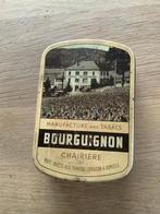 Boîte tabacs Bourguignon Chairière Semois, Collections, Boîte en métal, Utilisé