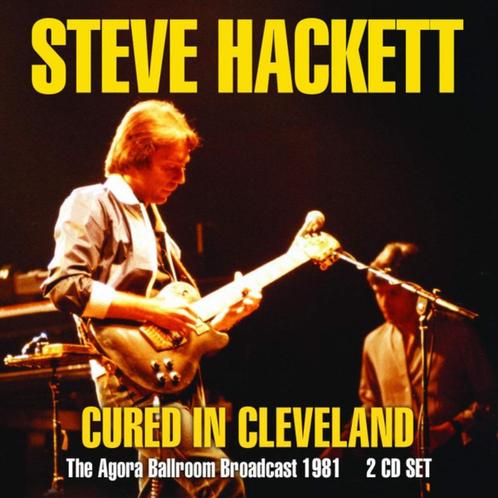 2 CD's - Steve HACKETT - Cured In Cleveland - Live 1981, CD & DVD, CD | Rock, Neuf, dans son emballage, Progressif, Envoi