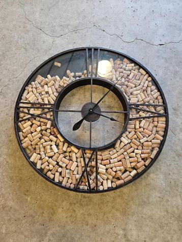 Maisons du Monde 90cm wandklok - glas en metaal beschikbaar voor biedingen