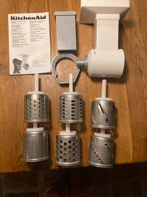 Kitchenaid groenten raspen en schaven set, Huis en Inrichting, Keuken | Keukenbenodigdheden, Zo goed als nieuw, Ophalen