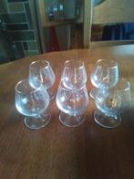 6 glazen cognac Napoleon, Ophalen of Verzenden, Zo goed als nieuw