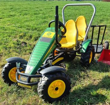 gocart Berg - "John Deere" - 3 versnellingen + kar + acc. beschikbaar voor biedingen