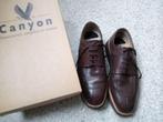 bruine lederen herenschoenen, canyon, Ophalen of Verzenden, Zo goed als nieuw
