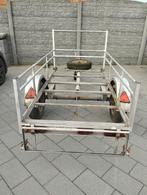 Aanhangwagen remork remorque met stevige as 2mx1m (opmaken), Auto diversen, Aanhangers en Bagagewagens, Ophalen, Zo goed als nieuw