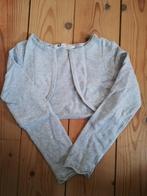 Bolero - Gilet - gris clair - coton - 7 ans - 122, Fille, Pull ou Veste, Utilisé, Enlèvement ou Envoi