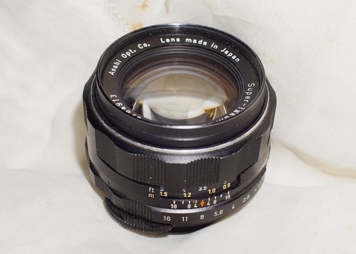 TAKUMAR 50 mm 1.4 (comme neuf ) + bague d'adaptat. possible, TV, Hi-fi & Vidéo, Appareils photo analogiques, Comme neuf, Reflex miroir