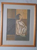 KOOPJE Gemengde techniek van Marthe Goedtkindt Onrust 2006, Antiek en Kunst, Kunst | Litho's en Zeefdrukken, Ophalen