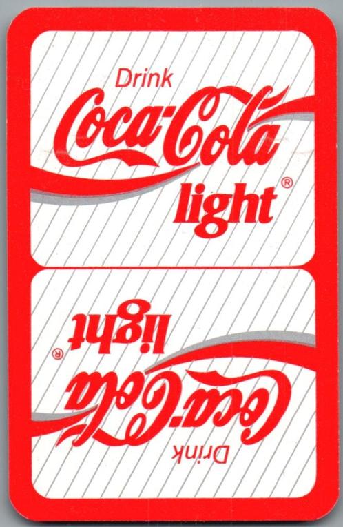 speelkaart - LK8362 - Coca cola 1983/06, Verzamelen, Speelkaarten, Jokers en Kwartetten, Zo goed als nieuw, Speelkaart(en), Ophalen of Verzenden
