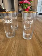 10tal Cristal bierglazen 33cl te koop, Ophalen, Gebruikt, Bierglas