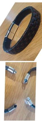Leren armbanden, Ophalen of Verzenden, Nieuw, Zwart, Leer