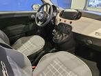 Fiat 500 Lounge 1.2i 69pk PDC/Touchscreen/Bluetooth/Airco, Wit, Grijs, USB, 3 deurs