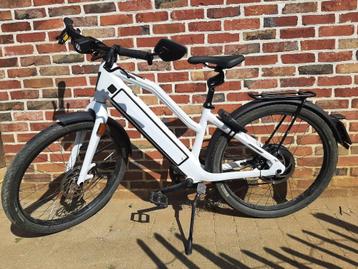Speedpedelec Stromer ST3 Comfort, kleur Wit, maat Medium, Enlèvement, Comme neuf, 50 km par batterie ou plus, Stromer