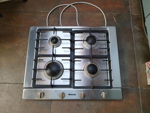 Gaskookplaat Miele, Elektronische apparatuur, Kookplaten, Gebruikt, Inbouw, 4 kookzones, Ophalen