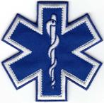 Star of Life stoffen opstrijk patch embleem, Collections, Autocollants, Envoi, Neuf