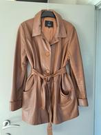 Kalflederen jas mt 46, Kleding | Dames, Jassen | Zomer, Bruin, Maat 46/48 (XL) of groter, Zo goed als nieuw, Ophalen