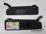 VW Golf 6 Carbio Zonneklep Set L+R Zwat 5K7857551F, Auto-onderdelen, Interieur en Bekleding, Ophalen of Verzenden, Gebruikt