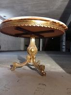 Vintage bijzettafel met marmeren blad, Antiek en Kunst, Ophalen