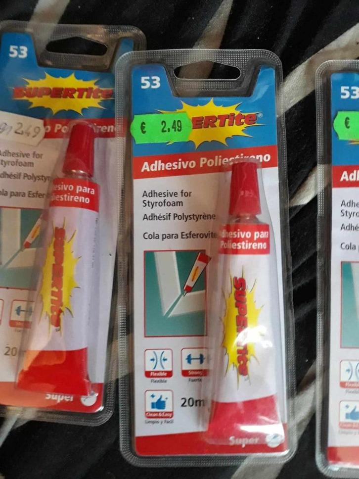 1 doosje lijm, voornamelijk, divers, nieuw, Hobby en Vrije tijd, Knutselen, Nieuw, Knutselwerk, Ophalen of Verzenden