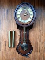 Oude wandklok met gewichten van Hermle, Antiek en Kunst, Ophalen of Verzenden