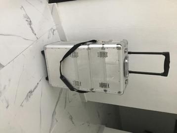 Kapper koffer in aluminium in prima staat, Gebruikt, Slot, 45 tot 55 cm, Metaal