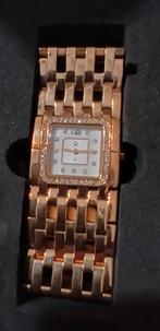 Horloge dames (Queen B), Staal, Polshorloge, Zo goed als nieuw, Met strass