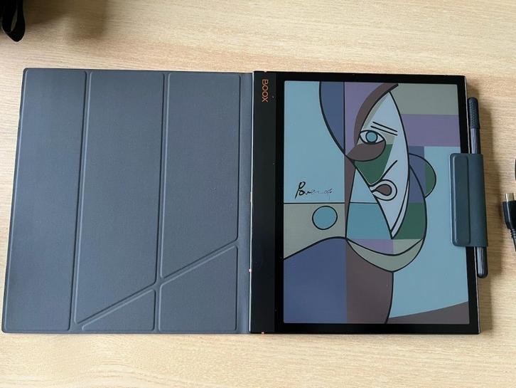 Boox Note Air3 C + Magnetische Hoes, Computers en Software, Android Tablets, Zo goed als nieuw, Wi-Fi, 10 inch, 64 GB, Ophalen