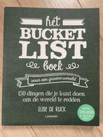 Elise De Rijck - Het Bucketlist boek voor een groene wereld, Ophalen of Verzenden, Nieuw, Elise De Rijck