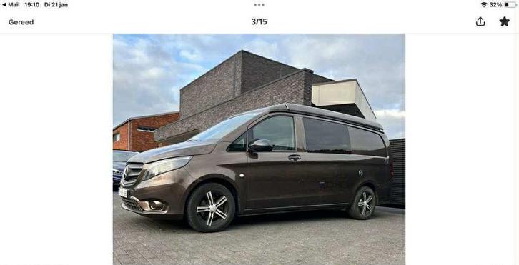 Campervan, Caravans en Kamperen, Mobilhomes, Particulier, Westfalia, Mercedes, Diesel, Boiler, Ophalen