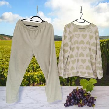Comfy zachte pyama groen wit XL beschikbaar voor biedingen