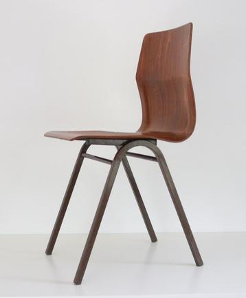 Vintage dining chairs in teak / plywood by Obo Eromes, 1970s