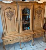 Salle à manger en chêne sculptée par un ébéniste;, Enlèvement, Comme neuf, Chêne