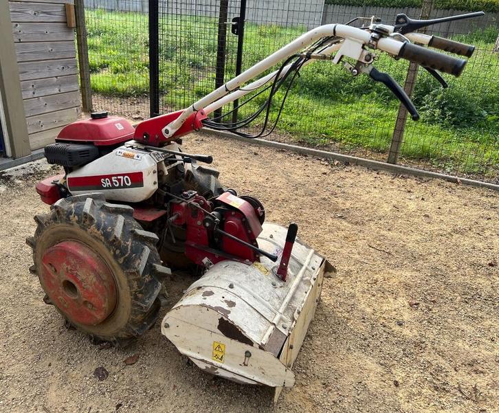 Tuinfrees - Iseki SA 570 - Motoculteur, Doe-het-zelf en Bouw, Gereedschap | Freesmachines, Gebruikt, Benzine, Tuinfrees, Ophalen