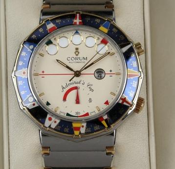 Corum Admirals Cup, Montre-bracelet, Autres marques, Enlèvement ou Envoi, Acier