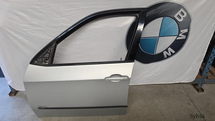 Deur Portier linksvoor BMW X5 E70 + LCI Titansilber metallic, Auto-onderdelen, Carrosserie, Deur, Gebruikt, Ophalen of Verzenden