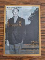 Postzegel 70 ste verjaardag Z.M. Koning Albert II België, Ophalen of Verzenden