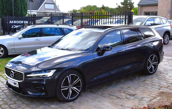 Volvo V60 T4/R-Design/FULL OPTIE/HISTORY/GARANTIE, Auto's, Volvo, Bedrijf, Te koop, V60, Achteruitrijcamera, Adaptieve lichten