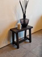 Decoratiekruk zwart Handgemaakt, Maison & Meubles, Tabourets, Enlèvement, Neuf