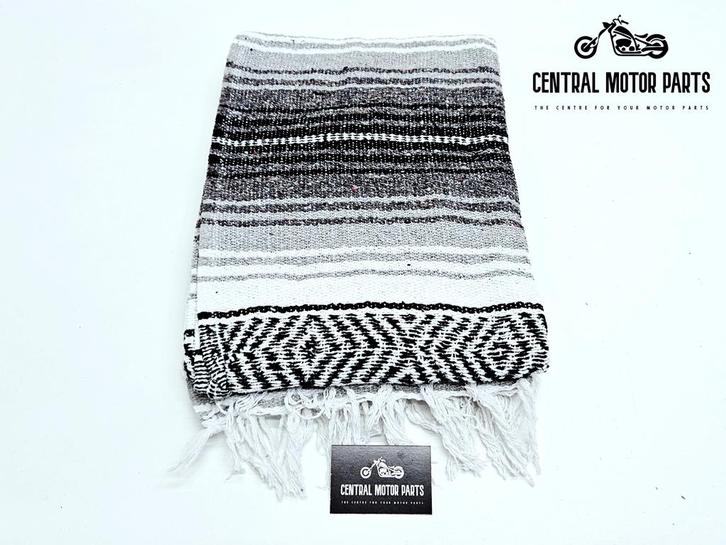 Mexicaanse zilver en wit Deken, Motoren, Onderdelen | Harley-Davidson, Nieuw, Ophalen of Verzenden