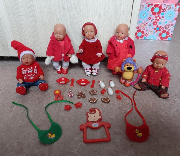 ZELDZAAM Baby Born miniworld kerstmis, Kinderen en Baby's, Speelgoed | Poppen, Zo goed als nieuw, Ophalen of Verzenden
