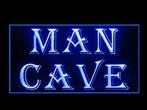 Mancave 3d led decoratie verlichting lamp gameroom kado logo, Enlèvement ou Envoi