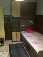 Vintage (jongens)slaapkamer met ingebouwde wekkerradio., Huis en Inrichting, Slaapkamer | Complete slaapkamers, Ophalen, Gebruikt