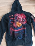 Nef zwarte hoodie maat s samurai, Ophalen of Verzenden, Nieuw, Zwart
