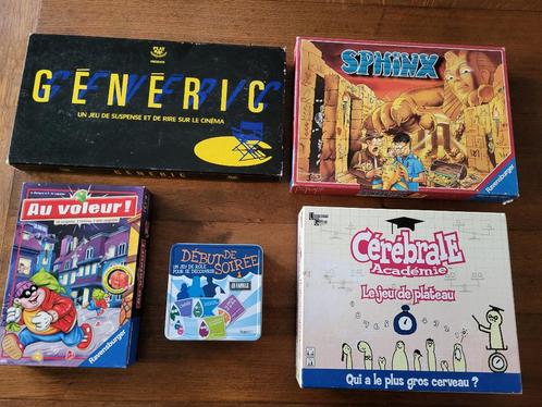 5 bordspellen, Hobby en Vrije tijd, Gezelschapsspellen | Bordspellen, Ophalen of Verzenden