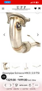 Scirocco downpipe, Ophalen, Gebruikt