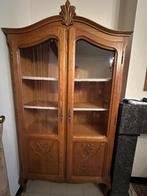 Vitrine kast Eik Klassiek, Huis en Inrichting, Ophalen, Klassiek, 150 tot 200 cm, 50 tot 75 cm