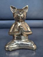 chat zen /yoga/méditation/bronze, Enlèvement ou Envoi, Neuf
